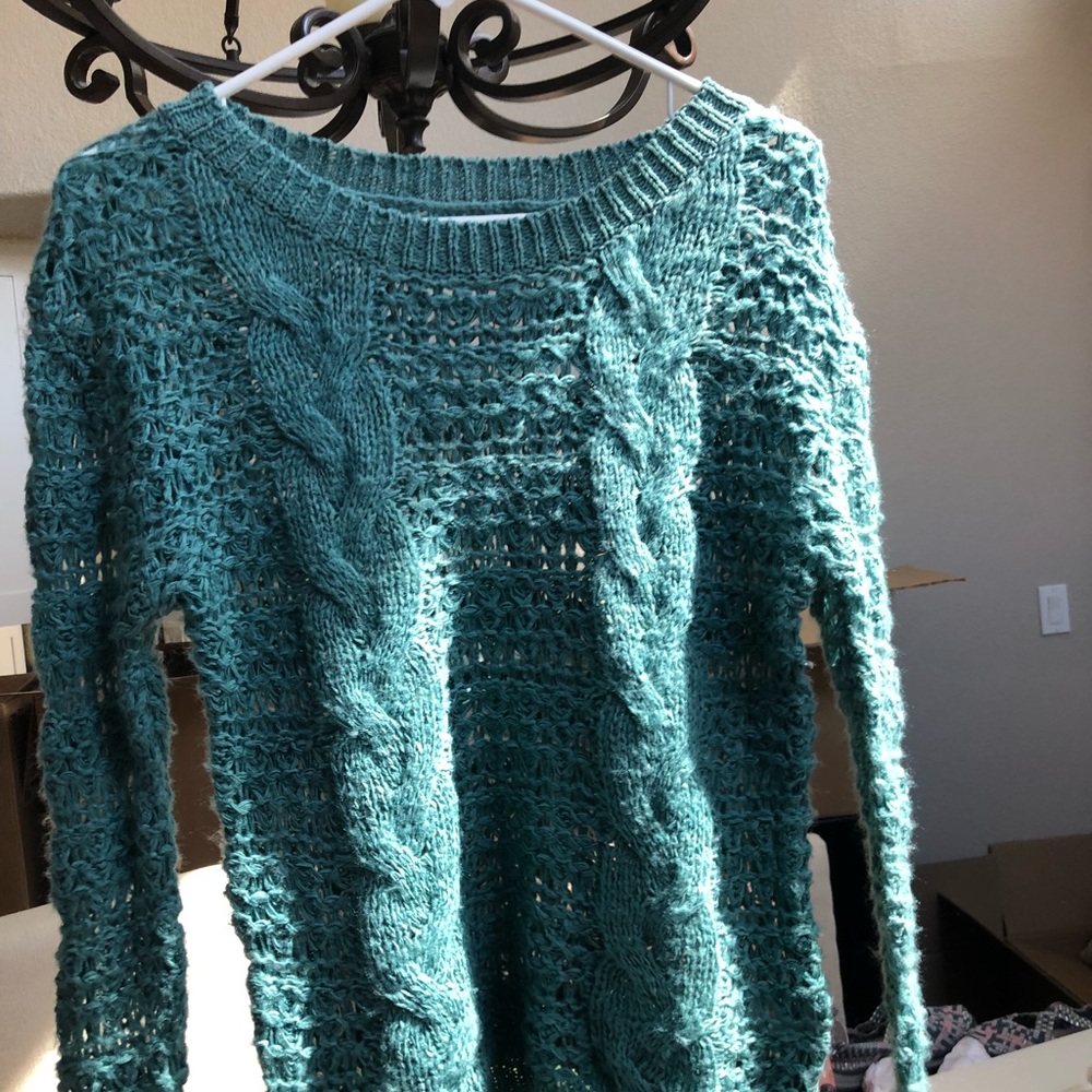 Teal LC sweater
